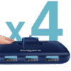 Fingers Fast-T3.0 4 Port USB 3.0 High Speed Hub for Laptop